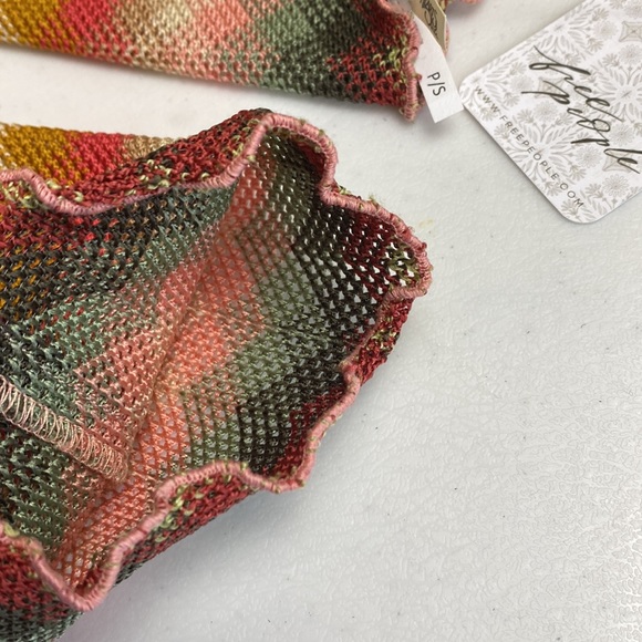 Free People Sierra Woven Diamond Print  Fingerless Gloves - Picture 11 of 13